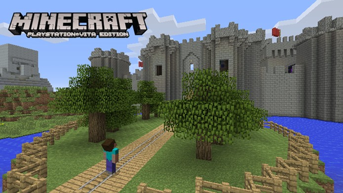 Minecraft: PS Vita Edition traz um grande mundo de blocos para explorar (Foto: GameZone)