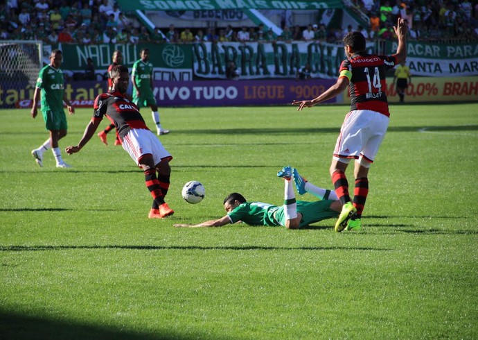 chapecoense x flamengo (Foto: Cleberson Silva/Chapecoense)