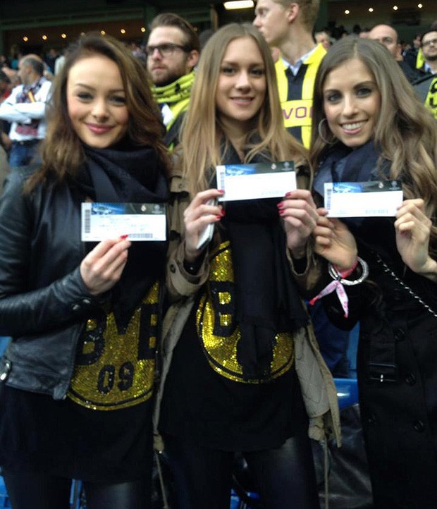 mulheres esposas borussia dortmund (Foto: Reprodução)