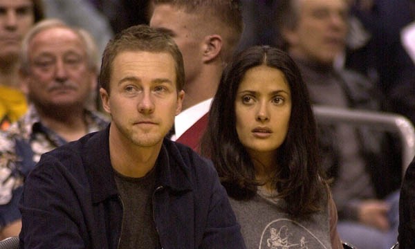 Edward Norton e Salma Hayek (Foto: .) Edward Norton e Salma Hayek (Foto: .)