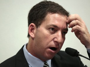 Glenn Greenwald no Senado (Foto: Ueslei Marcelino/Reuters)