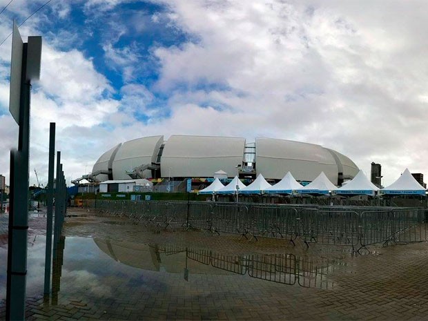 Arena das Dunas, em Natal, será palco de Itália x Uruguai às 13h (Foto: Rafael Barbosa/G1)