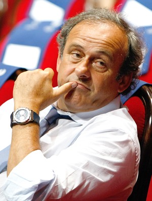 Michel Platini, Presidente UEFA (Foto: Agência AP)