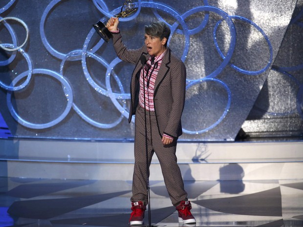 Jill Soloway ganhou o Emmy de melhor direção em série de comédia por &quot;Transparent&quot; (Foto: Mike Blake/Reuters)