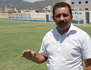 José Raimundo, presidente do Serra Talhada (Foto: Tiago Medeiros / GloboEsporte.com)