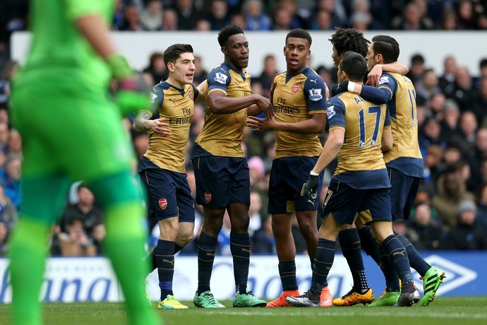 Welbeck gol Arsenal Everton (Foto: Getty Images)