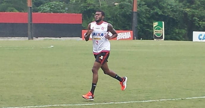 Marcelo Cirino - treino Flamengo (Foto: Chandy Teixeira)