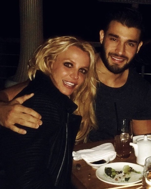 Britney Spears e Sam Asghari  (Foto: Reprodução/Instagram)