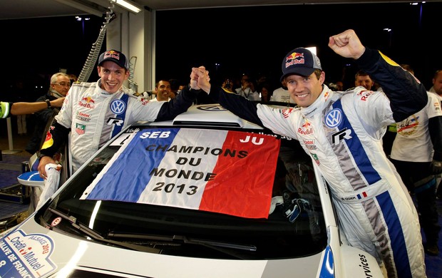 Sebastien Ogier campeão Mundial de Rali WRC (Foto: Divulgação)