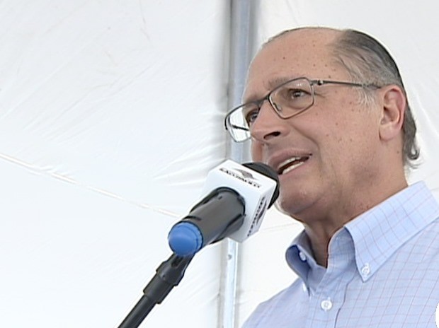 Geraldo Alckmin - Vale do Paraíba (Foto: Reprodução/TV Vanguarda)
