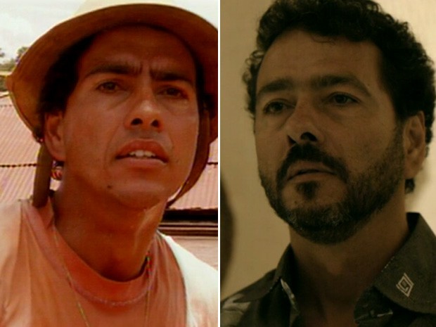 Antes e depois: Marcos Palmeira (Foto: Encontro com Fátima Bernardes/ TV Globo)