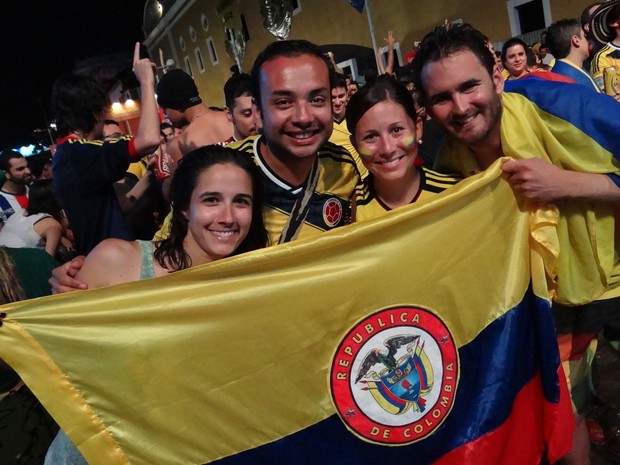 Felipe Rey aposta em placar magro, e ainda não sabe se sua Colômbia vai vencer o Brasil (Foto: Luna Markman / G1)