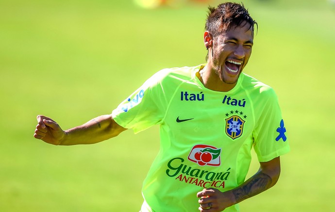 Neymar treino Seleção Brasileira (Foto: Getty Images)
