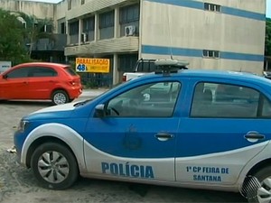 Paralisação da Polícia Civil (Foto: Reprodução / TV Bahia)