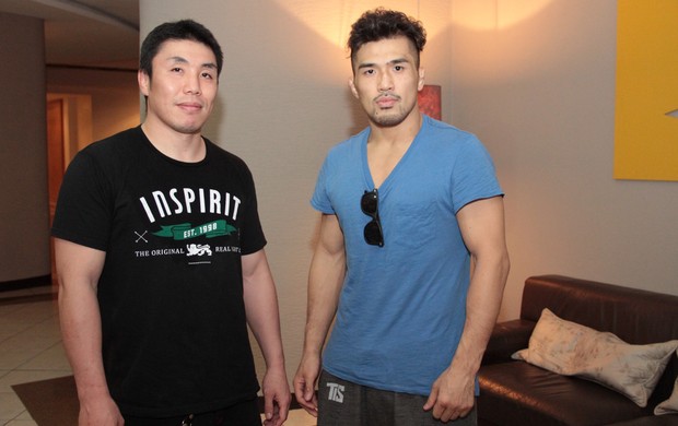 MMA - UFC Jaguará do Sul - Ryo Chonan e Takenori Sato (Foto: Marcelo Russio)