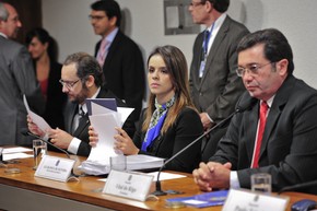 Procuradores responsáveis por operação que prendeu Cachoeira falam à CPI (Foto: Agência Senado)