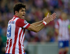 Diego Costa Atlético de Madri x Chelsea (Foto: AFP)