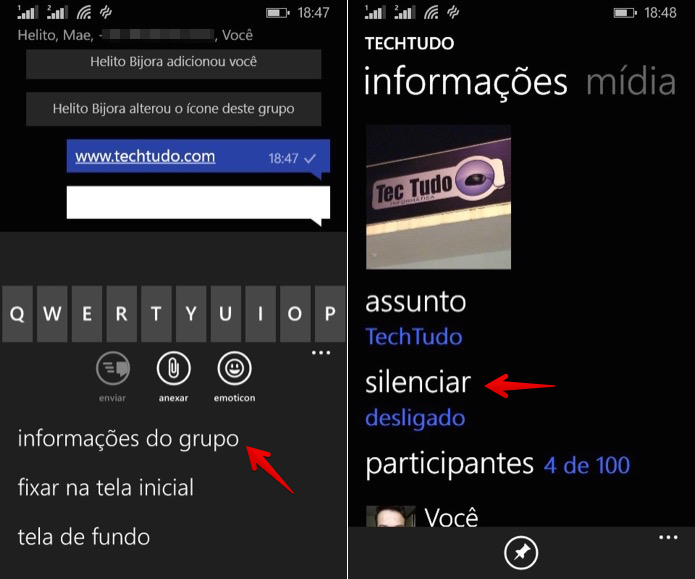 Acesse as informações do grupo (Foto: Reprodução/Helito Bijora) (Foto: Acesse as informações do grupo (Foto: Reprodução/Helito Bijora) ) Acesse as informações do grupo (Foto: Reprodução/Helito Bijora) (Foto: Acesse as informações do grupo (Foto: Reprodução/Helito Bijora) )