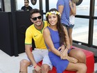 No jogo do Brasil, Fran conta: 'Arranquei de Diego um 'te amo''