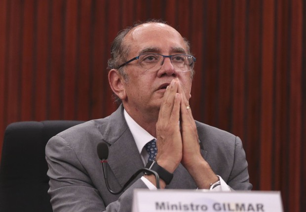 O presidente do TSE, ministro Gilmar Mendes, fala sobre o resultado do segundo turno das eleições municipais (Foto: Marcelo Casal Jr/Agência Brasil)