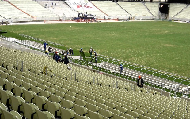 obras estádio Castelão Copa 2014 (Foto: Igor Castello Branco / Globoesporte.com)