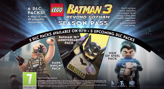 LEGO Batman 3: Beyond Gothan terá 6 DLCs que trarão mais de 40 personagens (Foto: Reprodução/YouTube)
