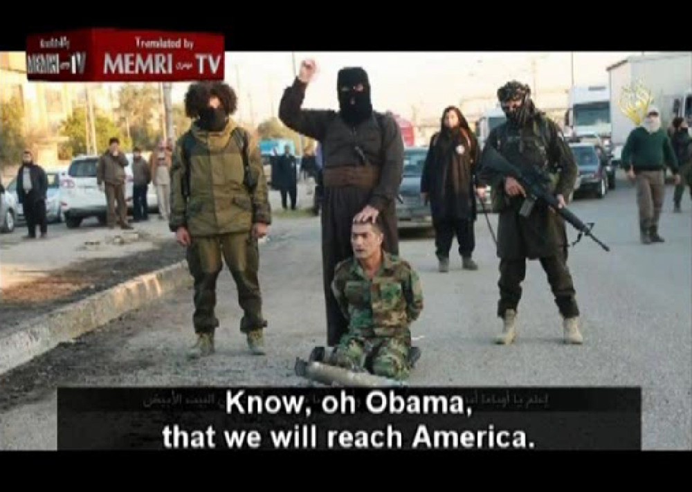 EI ameça decapitar Obama na Casa Branca (Foto: Reprodução/YouTube)