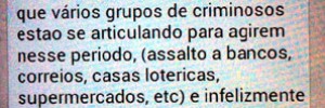 'Terrorismo', diz secretário sobre boatos na internet (Reprodução/G1)