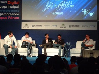 Debate da Campus Party Recife (Foto: Gabriela Alcântara / G1 PE)