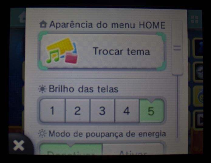 Clique em trocar tema (Foto: Reprodução/Murilo Molina)