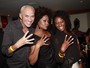 Adriana Bombom recebe amigos famosos em evento no Rio