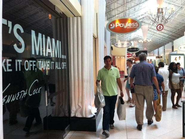Shopping em Miami (Foto: Flávia Mantovani/G1)