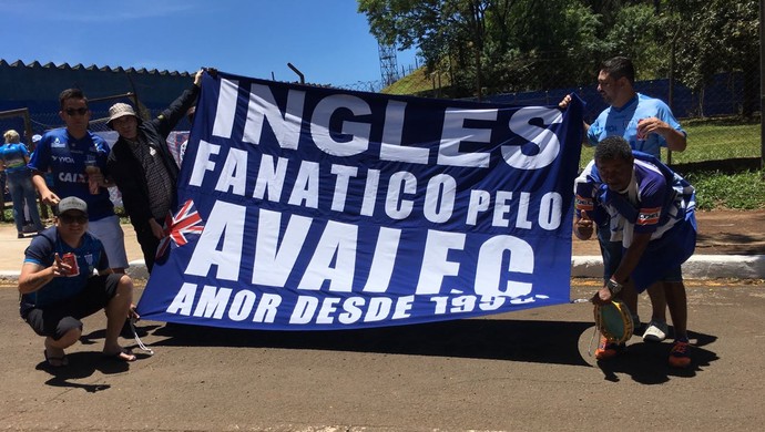 John David, torcedor do Avaí (Foto: Diego Madruga)