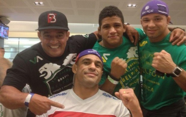 Belfort equipe lanchonete UFC São Paulo (Foto: Diogo Cavalcanti)