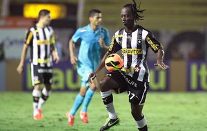 Andrezinho jogo Botafogo e Santos (Foto: Luciano Belford / Agência Estado)