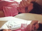 Fabiana Karla posta foto ainda na cama: 'Preguicinha'