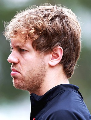 Vettel nos boxes do GP da Malásia (Foto: Getty Images)