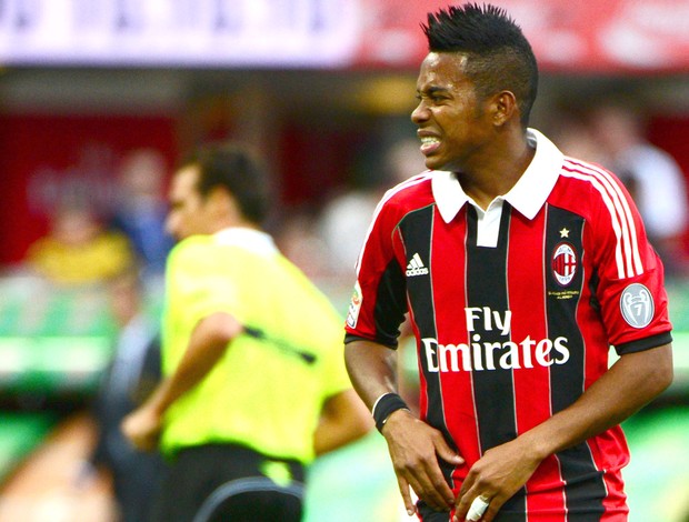 Robinho, Sampdoria e Milan (Foto: Agência AFP)