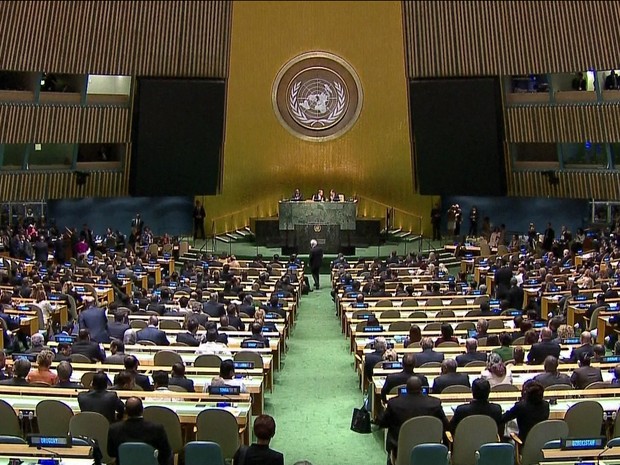 Cúpula do Clima 2014 discute aquecimento global na sede da ONU em Nova York - GNews (Foto: Reprodução/GloboNews)