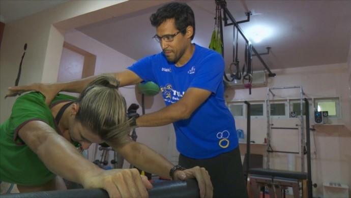 Alex Cunha, voluntário no Rio 2016 (Foto: Reprodução/ Rede Amazônica)