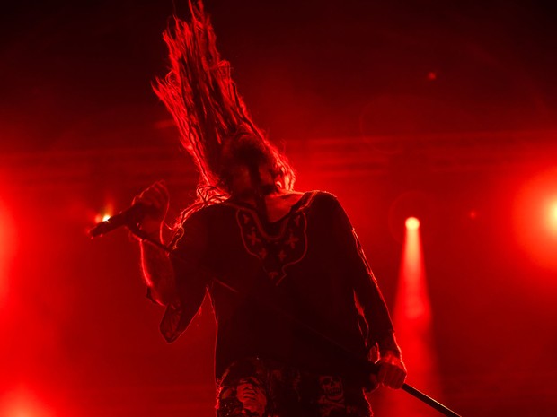 Show de Rob Zombie no palco Sunset (Foto: Luciano Oliveira/G1)