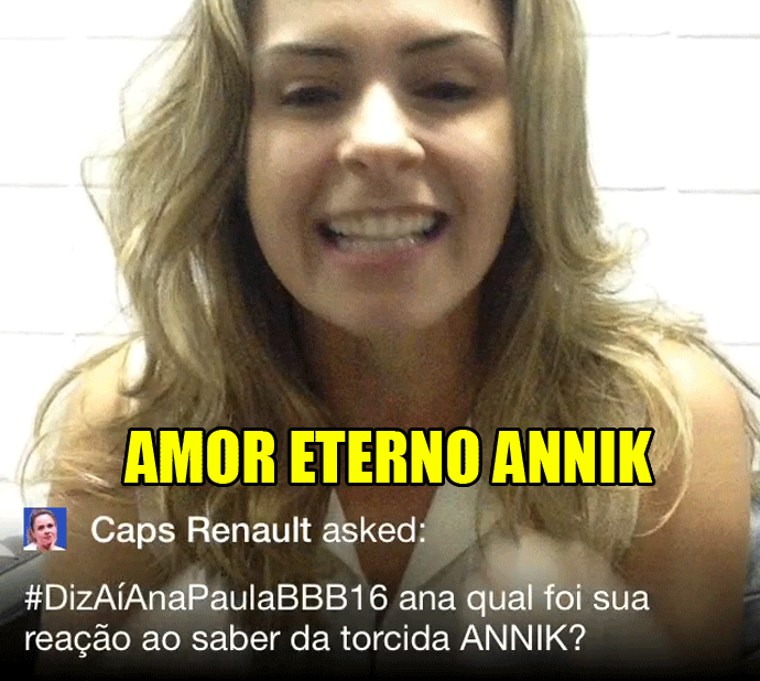 Ana Paula faz declaração sobre Annik (Foto: Reprodução )