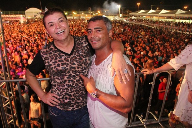  David Brazil e Romário  (Foto: Rodrigo dos Anjos / AgNews)