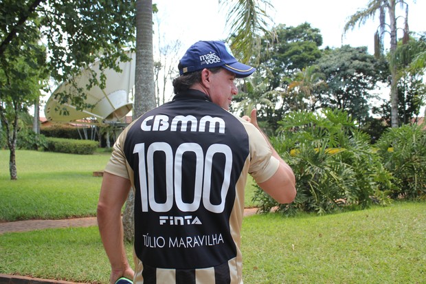 Túlio Maravilha, Camiseta Gol 1000 (Foto: Maritza Borges)
