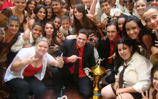 Banda Marcial Epaminondas Mendonça, de Fazenda Nova, foi o grupo vencedor (Foto: Marketing / TV Asa Branca)