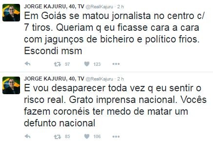 Jorge Kajuru no Twitter (Foto: Reprodução / Twitter)