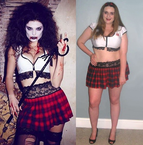 Francesca Kentish como estudante vampiresca