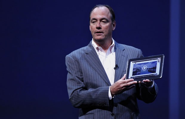 Novo tablet Galaxy Note foi apresentado por Tim Baxter em evento em Nova York (Foto: Lucas Jackson/Reuters)