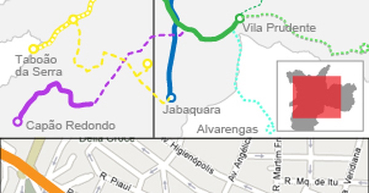 G1 - Metrô de SP muda endereço da futura Estação Angélica - notícias em ...