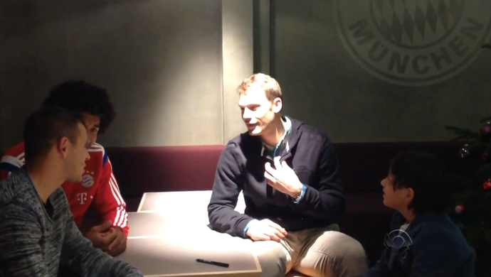 Getúlio Neuer entrevista (Foto: Reprodução/RBS TV)